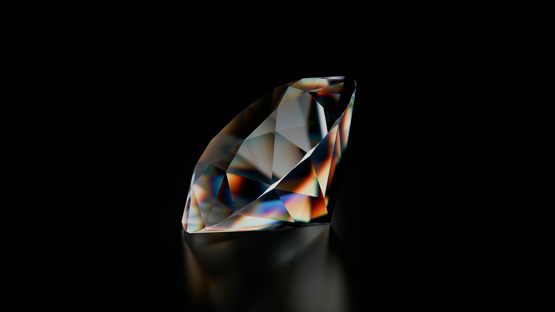 A natural diamond